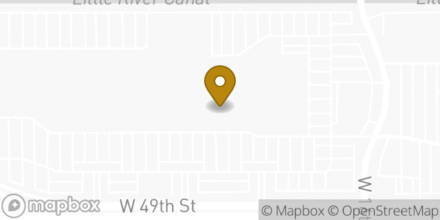 Map showing the location of Kids Foot Locker in Hialeah, FL 33012