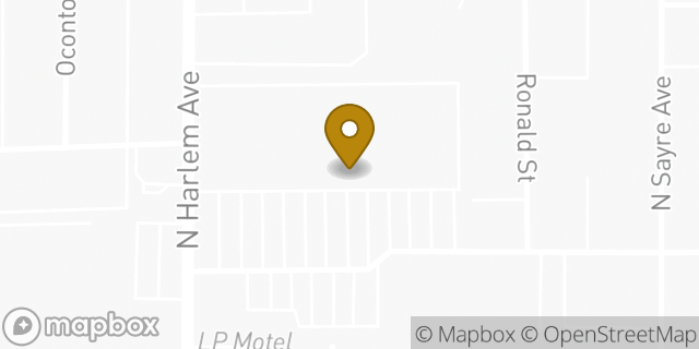 Map showing the location of Amazon Locker - Kaih in Harwood Hts, IL 60706