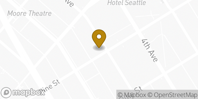 Map showing the location of Enterprise in Seattle, WA 98101