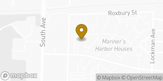 Map showing the location of Amazon Locker - Quirk in Staten Island, NY 10303