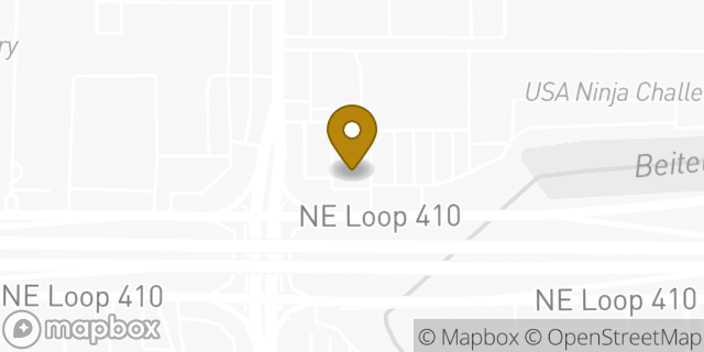 Map showing the location of Amazon Locker - Cizubu in San Antonio, TX 78217