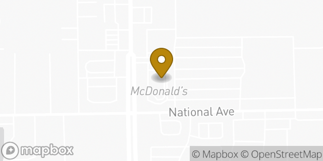 Map showing the location of McDonald's in Indianapolis, IN 46227