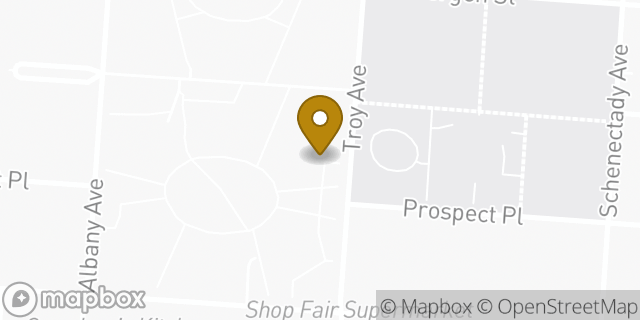 Map showing the location of Amazon Locker - Armel in Brooklyn, NY 11213