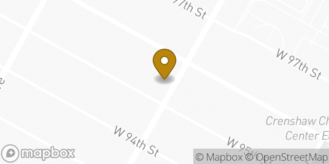 Map showing the location of Dunkin' in New York, NY 10025