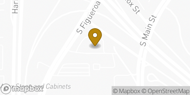 Map showing the location of Penske Truck Rental in Carson, CA 90745