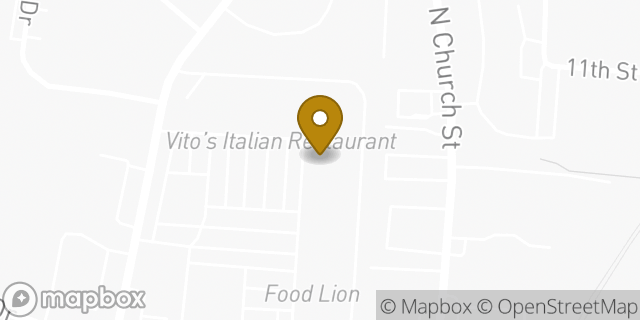 Map showing the location of Planet Fitness in Greensboro, NC 27405