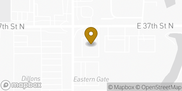 Map showing the location of ATM Walgreens in Wichita, KS 67220