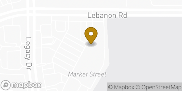 Map showing the location of The UPS Store in Frisco, TX 75034