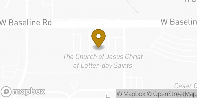 Map showing the location of Church of Jesus Christ of Latter Day Saints in Laveen, AZ 85339