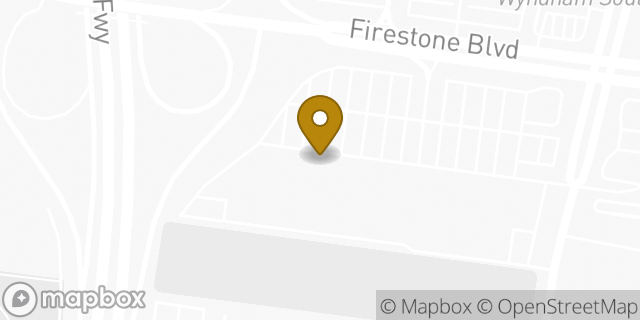 Map showing the location of Starbucks in South Gate, CA 90280