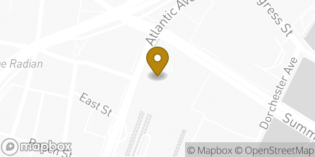 Map showing the location of McDonald's in Boston, MA 02110