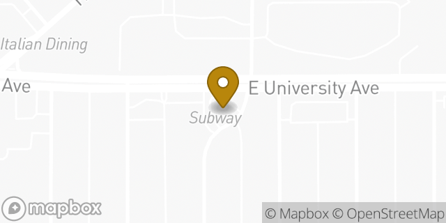 Map showing the location of Subway in Des Moines, IA 50317