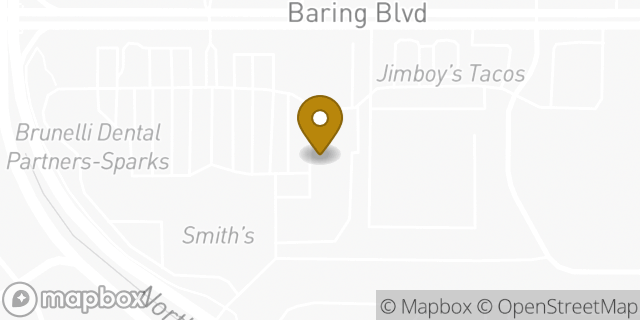 Map showing the location of The UPS Store in Sparks, NV 89434