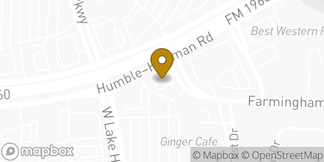 Map showing the location of Whataburger in Humble, TX 77346