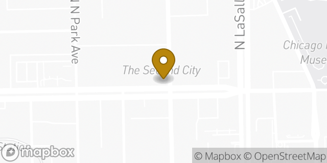 Map showing the location of Starbucks in Chicago, IL 60610