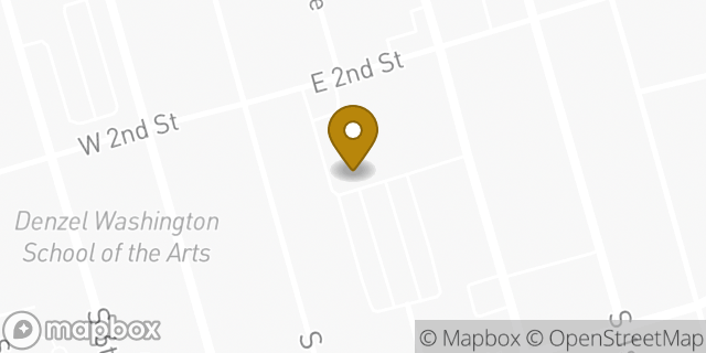 Map showing the location of Amazon Locker - Timpani in Mount Vernon, NY 10550