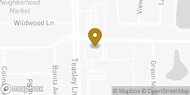 Map showing the location of Amazon Locker - Tiffanie in Denton, TX 76210