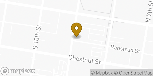 Map showing the location of Pediatrics - 33 South 9th Street in Philadelphia, PA 19107