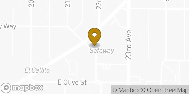 Map showing the location of Amazon Locker - Cowbell in Seattle, WA 98112