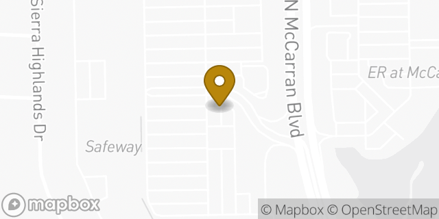 Map showing the location of Safeway Fuel Station in Reno, NV 89523