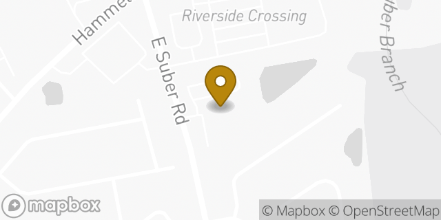Map showing the location of Starbucks Coffee Company in Greer, SC 29650