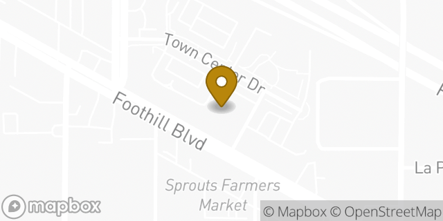 Map showing the location of HomeGoods in La Canada Flintridge, CA 91011