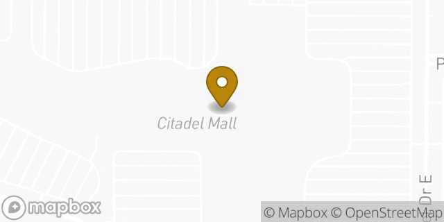 Map showing the location of Sunglass Hut in Colorado Springs, CO 80909
