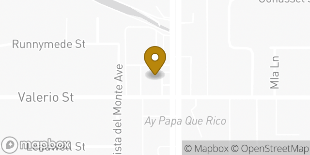 Map showing the location of 7-Eleven in Van Nuys, CA 91405