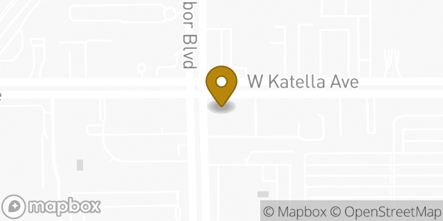 Map showing the location of ATM Walgreens in Anaheim, CA