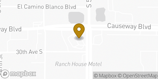 Map showing the location of Dunkin Donuts in Tampa, FL 33619
