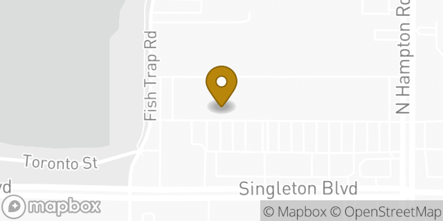 Map showing the location of Amazon Locker - Comincio in Dallas, TX 75212