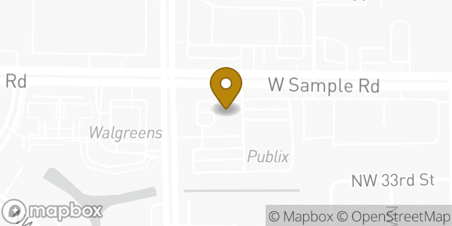 Map showing the location of Amazon Locker - Gouwa in Coral Springs, FL 33065