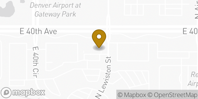 Map showing the location of Amazon Locker - Anticodon in Aurora, CO 80011