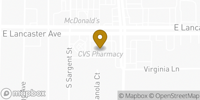 Map showing the location of Coinme in Fort Worth, TX 76103