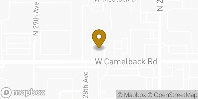 Map showing the location of Enterprise Rent-A-Car in Phoenix, AZ 85017