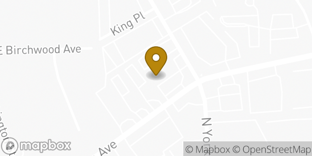 Map showing the location of Amazon Locker - Melinda in Hinsdale, IL 60521