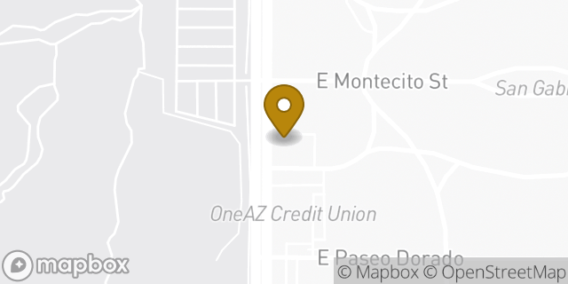 Map showing the location of Banner Health in Tucson, AZ 85711
