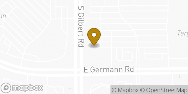 Map showing the location of Texas Roadhouse in Gilbert, AZ 85297