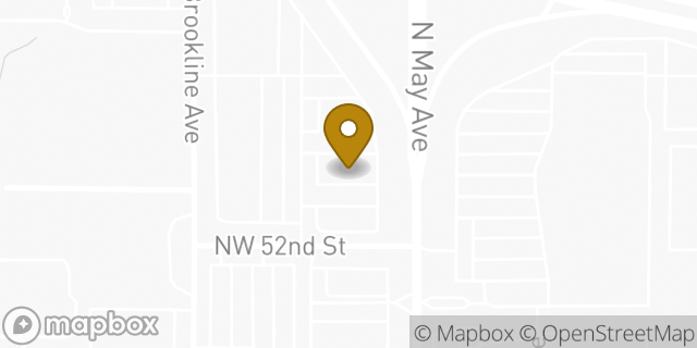 Map showing the location of Whataburger in Oklahoma City, OK 73112