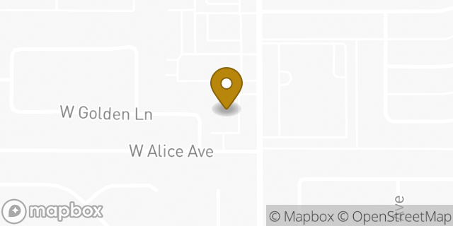 Map showing the location of AutoZone in Glendale, AZ 85302