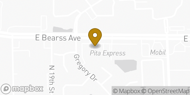 Map showing the location of Baskin-Robbins in Tampa, FL 33613