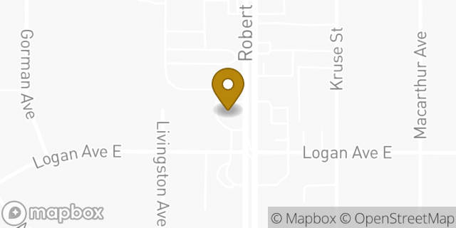 Map showing the location of ATM Speedway in West Saint Paul, MN 55118
