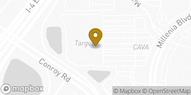 Map showing the location of Cvs Pharmacy in Orlando, FL 32839