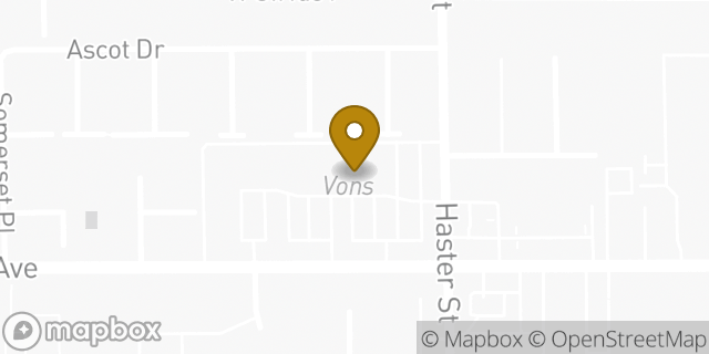Map showing the location of Vons in Garden Grove, CA 92840