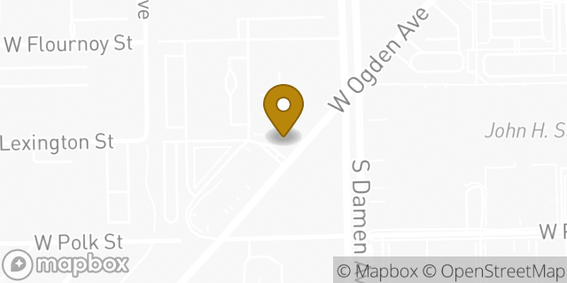 Map showing the location of Chipotle Mexican Grill in Chicago, IL 60612