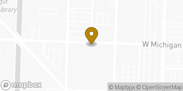Map showing the location of Amazon Locker - Technologist in Indianapolis, IN 46204