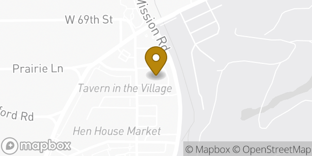 Map showing the location of Chipotle Mexican Grill in Prairie Village, KS 66208