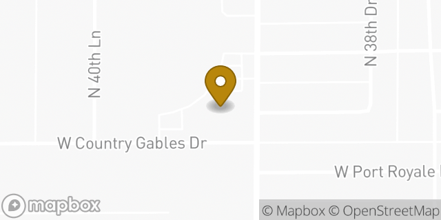 Map showing the location of The Church of Jesus Christ of Latter-day Saints in Phoenix, AZ 85053