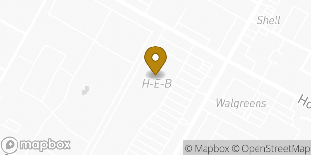 Map showing the location of H-E-B in Corpus Christi, TX 78413