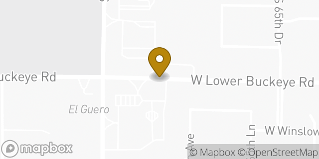 Map showing the location of ATM Carioca Shell in Phoenix, AZ 85043